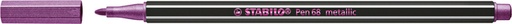 [635079] Feutre STABILO Pen 68/856 Metallic Medium rose