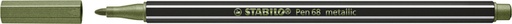 [635074] Feutre STABILO Pen 68/843 Metallic Medium vert clair