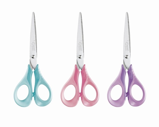 [337098] Ciseaux Maped Sensoft 13cm pastel présentoir 24 pièces assorti