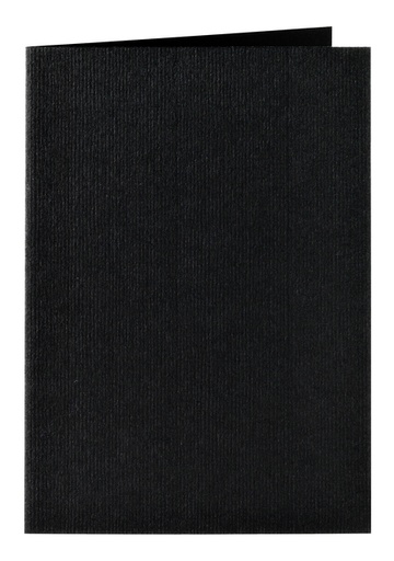 [177050] Correspondentiekaart Papicolor dubbel 105x148mm ravenzwart pak à 6 stuks