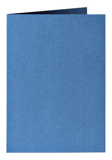 [177052] Carte de correspondance Papicolor double 105x148mm bleu roi 6 pièces