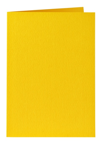 [177053] Carte de correspondance Papicolor double 105x148mm jaune bouton d'or