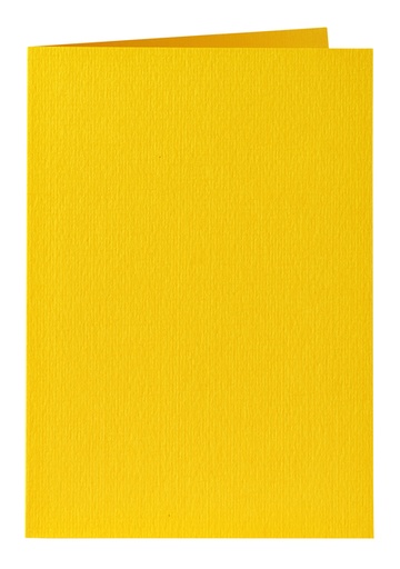 [177053] Correspondentiekaart Papicolor dubbel 105x148mm dottergeel pak à 6 stuks