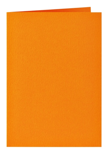 [177054] Carte de correspondance Papicolor double 105x148mm orange