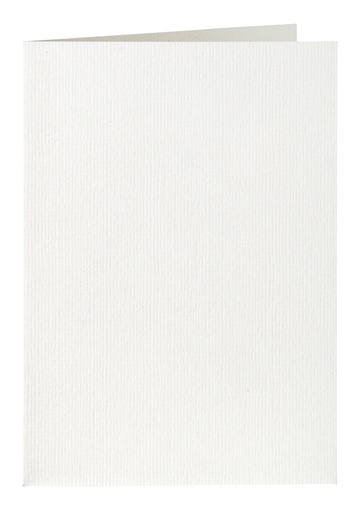[177059] Carte de correspondance Papicolor double 105x148mm blanc neige