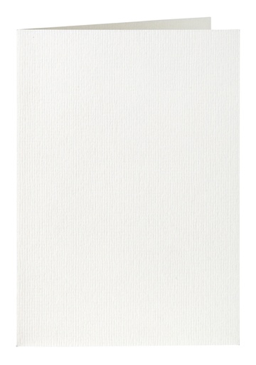 [177059] Correspondentiekaart Papicolor dubbel 105x148mm hagelwit pak à 6 stuks