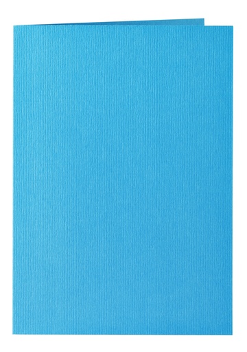 [177060] Correspondentiekaart Papicolor dubbel 105x148mm hemelsblauw pak à 6 stuks