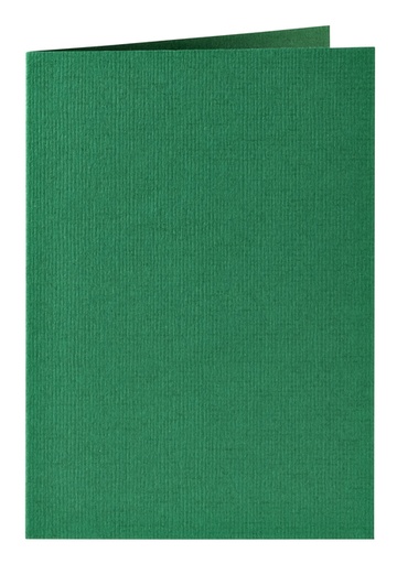 [177061] Carte de correspondance Papicolor double 105x148mm vert sapin 6 pièces