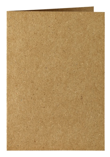 [177067] Carte de correpondance Papicolor double 105x148mm brun