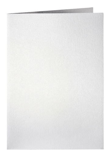 [177068] Carte de correpondance Papicolor double 105x148mm blanc perle