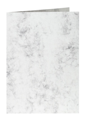 [177072] Carte de correspondance Papicolor double 105x148mm gris marbré