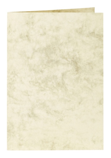 [177073] Carte de correspondance Papicolor double 105x148mm ivoire