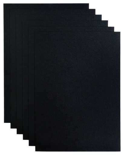 [746304] Kopieerpapier Papicolor A4 200gr 6 vel ravenzwart