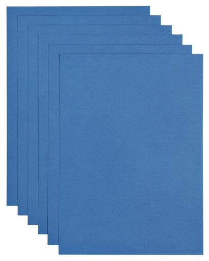 [746306] Papier copieur Papicolor A4 200g bleu roi 6 feuilles