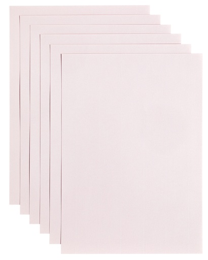 [746312] Kopieerpapier Papicolor A4 200gr 6 vel lichtroze