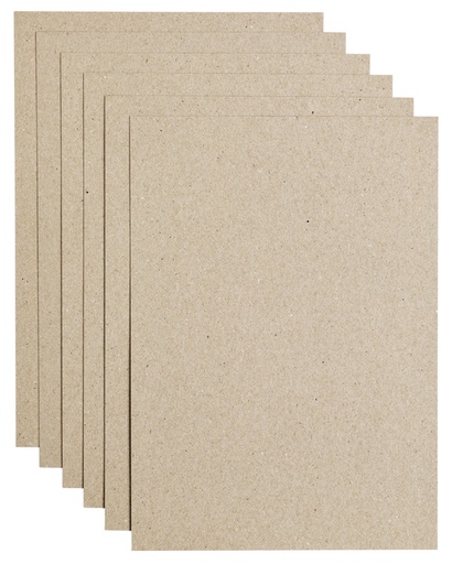 [746320] Papier copieur Papicolor A4 220g kraft gris 6 feuilles