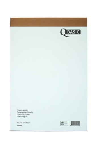 [640915] Flipoverpapier Qbasic 65x95cm 20vel opgerold