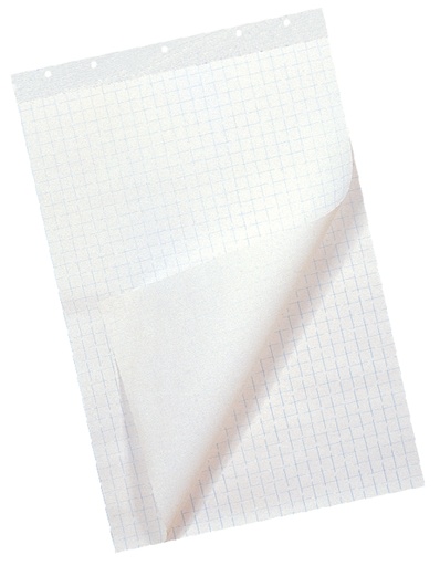 [640915] Flipoverpapier Qbasic 65x95cm 20vel opgerold