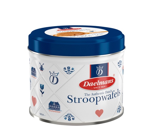 [890450] Stroopwafels Daelmans en boîte cadeau métal 230g