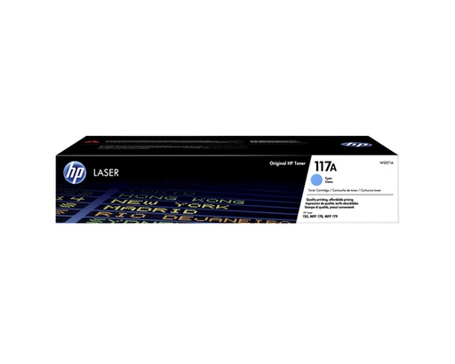 [413069] Cartouche toner HP W2071A 117A bleu