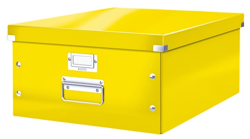 [503054] Boîte de rangement Leitz Click & Store WOW 369x200x482mm jaune