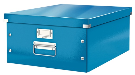 [503073] Opbergdoos Leitz Click & Store WOW groot 369x200x482mm blauw