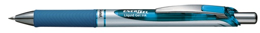[614455] Roller gel Pentel BL77 EnerGel Medium bleu clair
