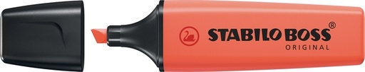 [635252] Surligneur STABILO Boss Original 70/140 pastel rouge tendre