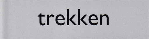 [921997] Plaque d''information pictogramme ''Trekken'' 165x44mm