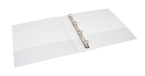 [268844] Classeur de présentation Quantore A4 Maxi 4 anneaux méc-D 40mm blanc