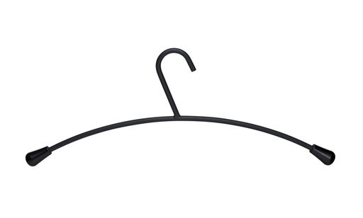 [495426] Cintre MAUL métal 460x190mm noir 5 pièces