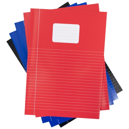 [010466] Cahier SOHO Basic A4 ligné 80 pages 60g assorti 5 pièces