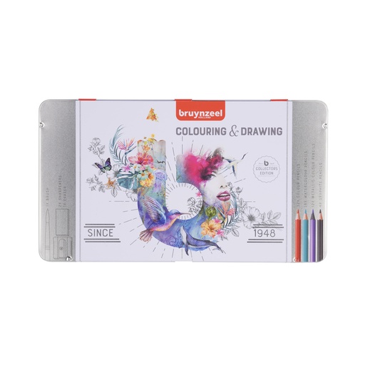 [640021] Tekenset Bruynzeel Creatives set à 70 delen