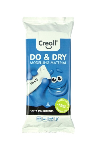 [1000023] Pâte à modeler Creall Do & Dry blanc 1000g