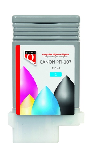 [842093] Cartouche d'encre Quantore alternative pour Canon PFI-107 bleu