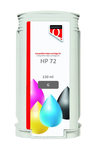 [841202] Inktcartridge Quantore alternatief tbv HP 72 C9374A grijs