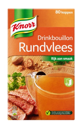 [891145] Bouillon à boire Knorr Boeuf 80 pièces