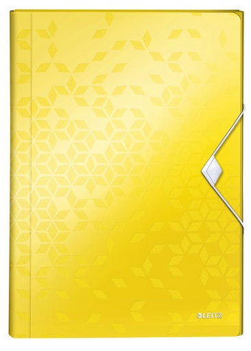 [510497] Trieur Leitz WOW pour A4 6 compartiments PP jaune