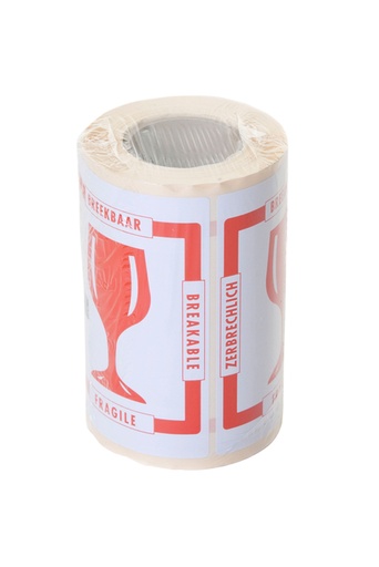 [820490] Etiquette de signalisation IEZZY Verre 80mmx100m rouge 250 pièces