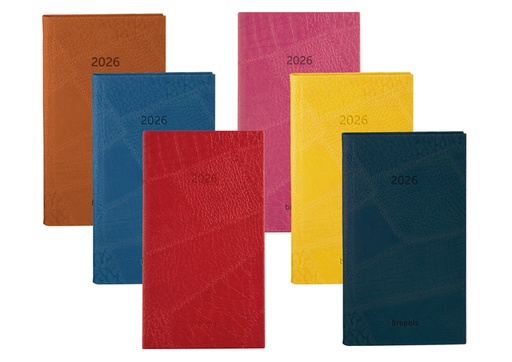 [786063] Agenda 2026 Brepols Optivision Pocket Lucca 7dagen/2pagina's assorti