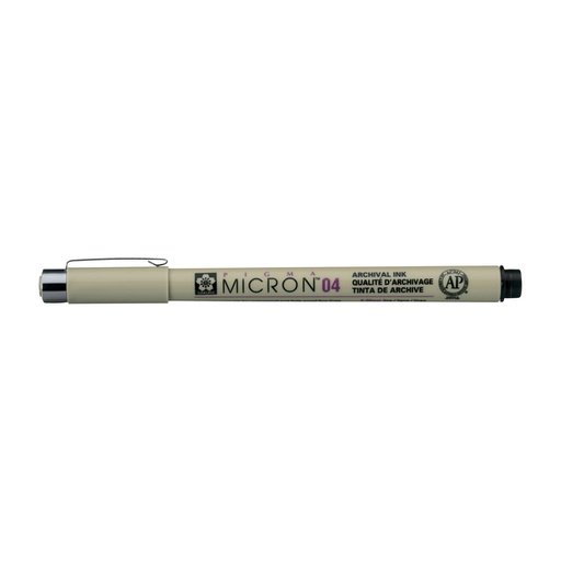 [1000052] Fineliner Sakura Pigma Micron 04 0.4mm zwart