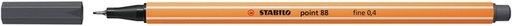 [633113] Fineliner STABILO point 88/97 fijn diepkoud grijs