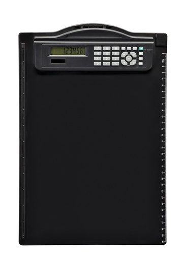 [1000304] Klembord MAUL A4 staand + rekenmachine zwart