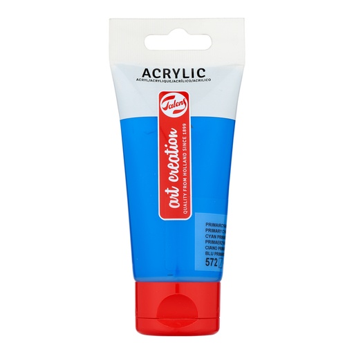[1385466] Peinture acrylique Talens Art Creation 572 Cyan primaire tube 75ml
