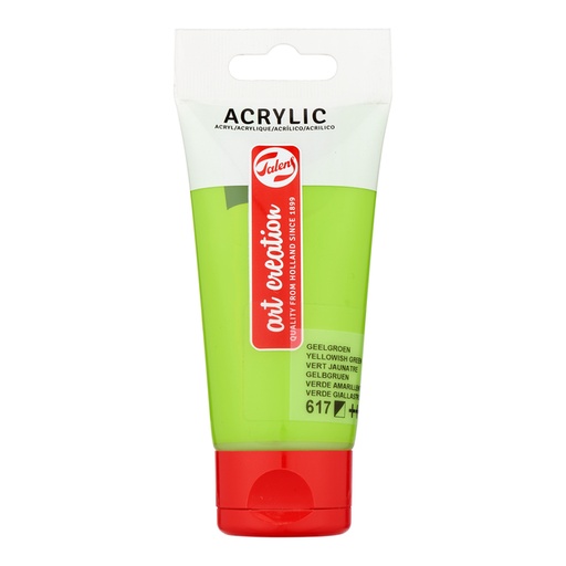 [1385470] Peinture acrylique Talens Art Creation 617 Vert jaunâtre tube 75ml