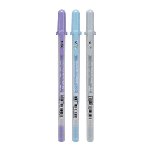 [1385328] Gelschrijver Sakura Gelly Roll Moonlight 06 calm set à 3 kleuren
