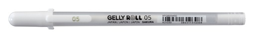 [1385336] Roller Gel Sakura Gelly Roll Classic 05 blanc