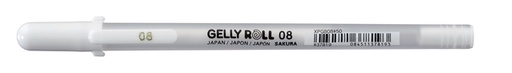[1385338] Roller gel Sakura Gelly Roll Classic 08 blanc