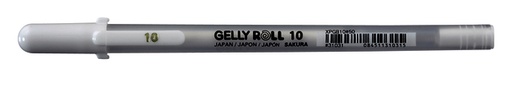 [1385340] Stylo gel Sakura Gelly Roll Basic 10 0.5mm Blanc