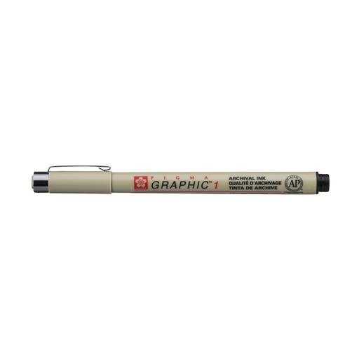 [1385351] Fineliner Sakura Pigma Graphic 1 1.0mm zwart